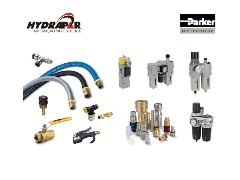 pneumática-industrial-Parker-FRL-global-conexões-pneumáticas-mangueiras-pneumáticas